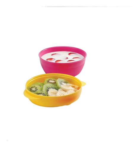 Bowl Doble Porta Vianda Tupperkids Tupperware® Libre De Bpa 