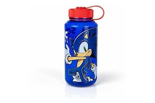 Just Funky Sonic The Hedgehog Botella De Agua De Plástico - 