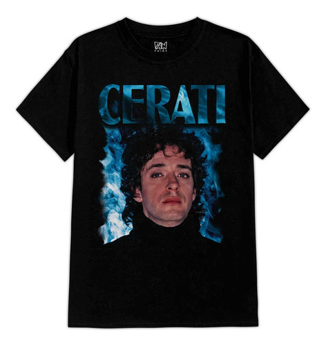 Gustavo Cerati 712 Rock Latino Polera Estampada Dtf