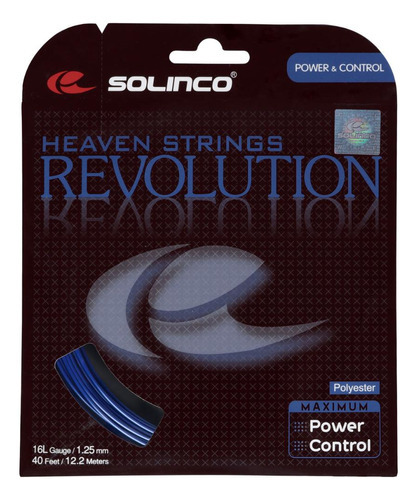 Corda Solinco Revolution 16l 1.25mm Azul - Set Individual 