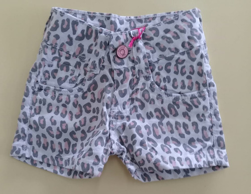 Shorts Infantil Feminino Oncinha 0895
