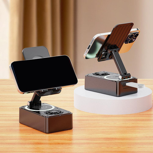 Nuevo Altavoz Bluetooth Con Soporte Ajustable Para Teléfono