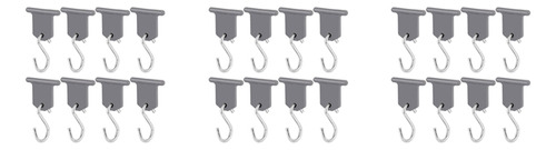 24 Peças De Ganchos De Toldo De Acampamento Rv Awning Hanger