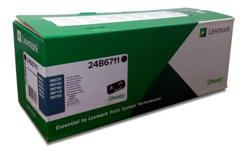 Toner Lexmark 24b6711 Xm5270 Xm7155 Xm7163 Xm7170 Xm7263