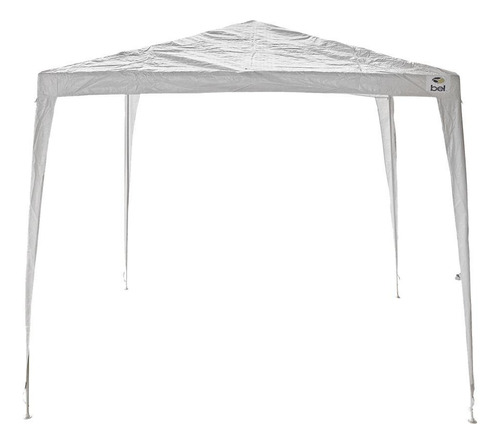 Tenda Gazebo Branco Em Polietileno 3x3 Desmontável Bel Fix