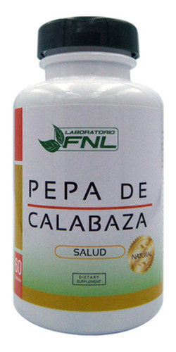 Pepa De Calabaza 280 Mg 60 Cápsulas 1 Frasco 