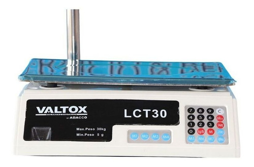 Balanza Electrónica Digital Bodeguera Valtox 30kg/5gr Torre
