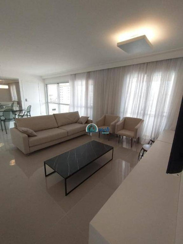 Apartamento Mobiliado Com 3 Dormitórios À Venda, 128 M² Por R$ 899.000 - Centro - Santo André/sp - Ap5811