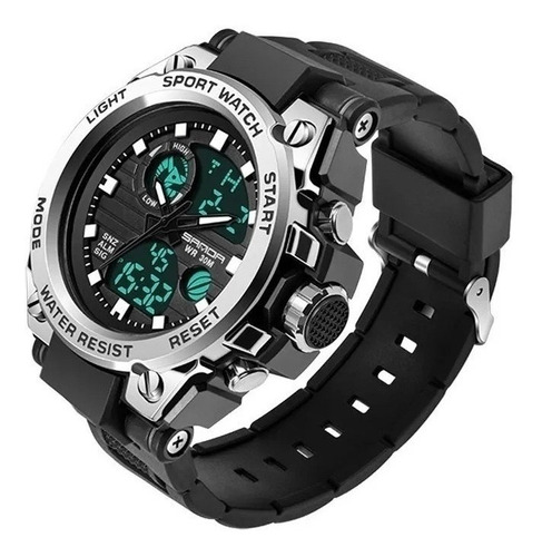 Sanda739led Reloj Militar De Lujo Para Hombre