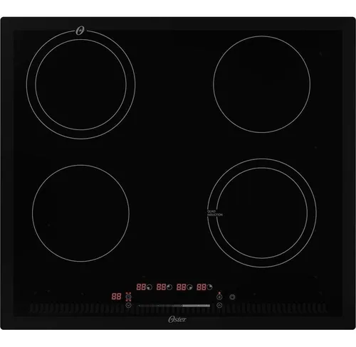 Cooktop Indução 4 Bocas Touchscreen Vidro Preto Oster