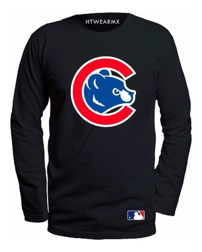 Playera Manga Larga Chicago Cubs - Mlb