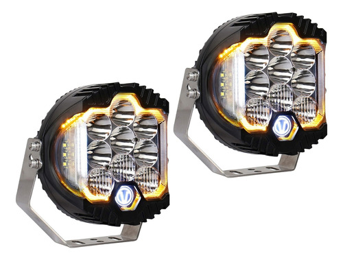 Faro Led Redondo 5 Off Road Jeep Led Osram 50w ***par***