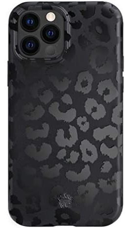Funda Velvet Caviar Para iPhone 12/12 Pro Black Leopard