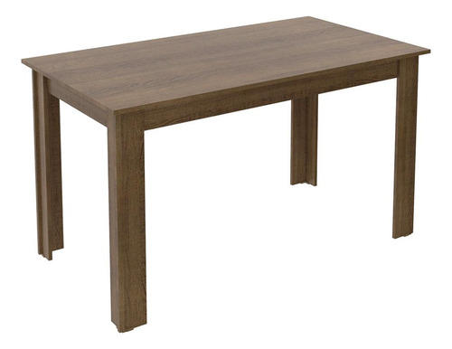 Mesa de comedor de madera con 6 sillas Allegro Madesa Rs, color rústico/plateado