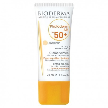Imagen 2 de 4 de Protector solar Bioderma Photoderm AR SPF para rostro en crema FPS50 x 30 ml