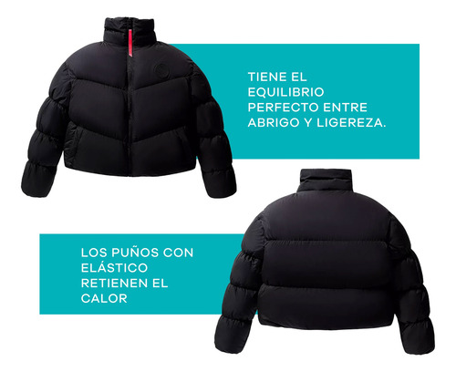 Campera Mujer Puffer Oreiro Love Abrigada Otoño Invierno