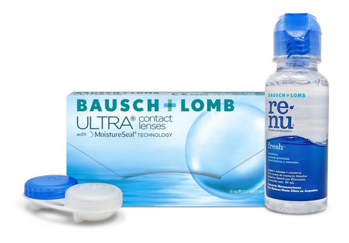 Lentes De Contacto Bausch & Lomb Ultra 6 Piezas Uso 30 Dias Color Sin Color