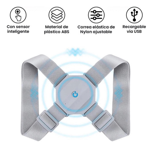 Corrector De Espalda Postura Ajustable Unisex Inteligente