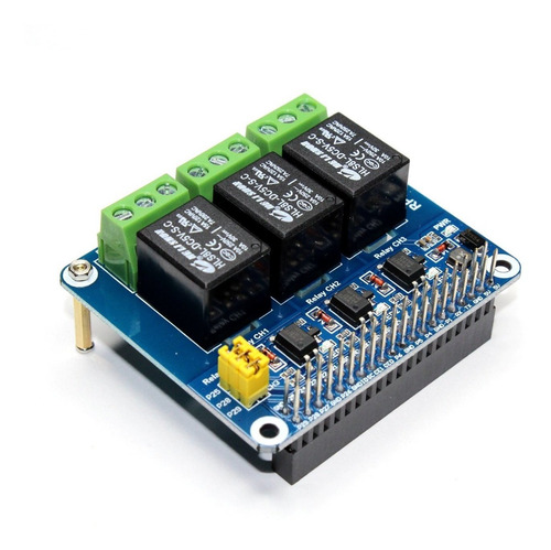 Shield Relay De 3 Canales Para Raspberry Pi 3