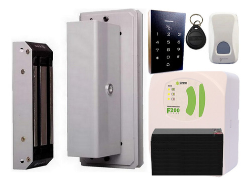 Fech Eletroima Dz M150 Porta Vidro De Correr Senha Cartão Cor Cinza