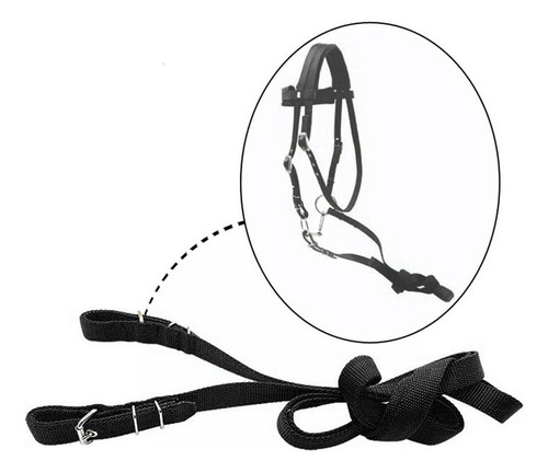 Xd Brida De Nylon Rein Headstall Para Montar A Caballo