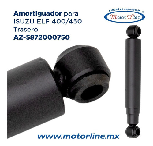 Amortiguador Trasero Isuzu Elf 400/450 500/600 Az5872000750