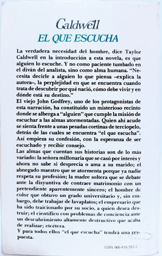 El Que Escucha Taylor Caldwell