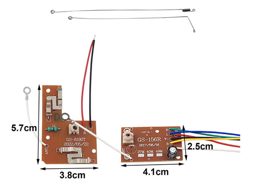 Placa Receptora De Transmisores De Radio Rc, Circuito Pcb De