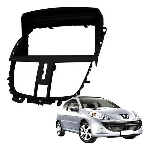 Adaptador estéreo duplo DIN Frame Peugeot 207 Screen