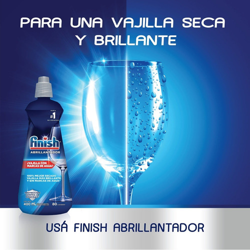 Imagen 4 de 6 de Abrillantador Para Lavavajillas Automático Finish 400ml
