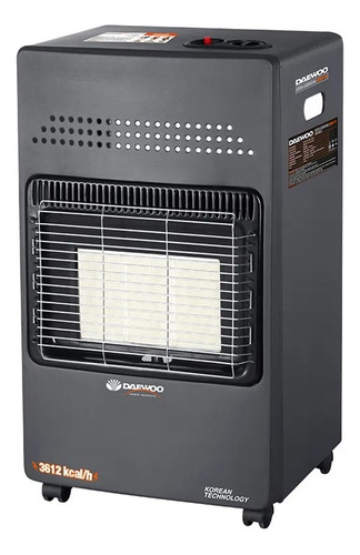 Daewoo Garrafera Dany-113 estufa calefactor color negro 220V