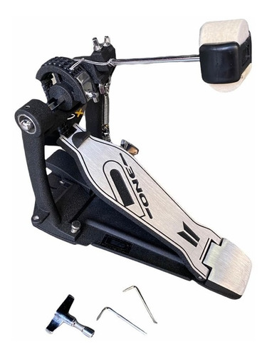 Pedal Simples Bateria D One Dp-10 Bumbo Corrente Dupla+chave