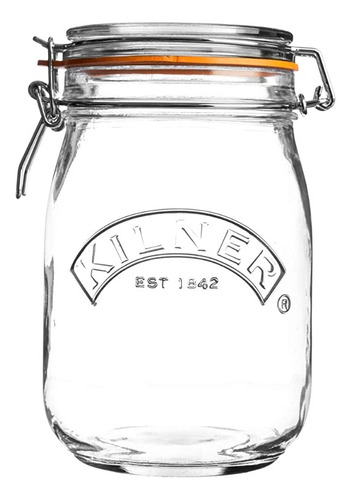 Frasco Kilner Round Cierre Clip Hermético Para Conserva 1lt 