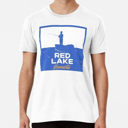 Remera Red Lake - Minnesota Fishing Outdoors Algodon Premium