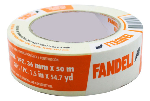 Masking Tape Multiusos Fandeli 36mm X 50m (1 .1/2 PLG) 72719