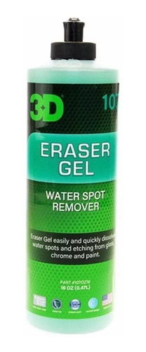 3d Eraser Gel Removedor De Marcas De Agua En Vidrios Pintura