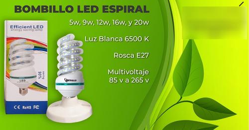 Bombillos Tipo Espiral 12w 