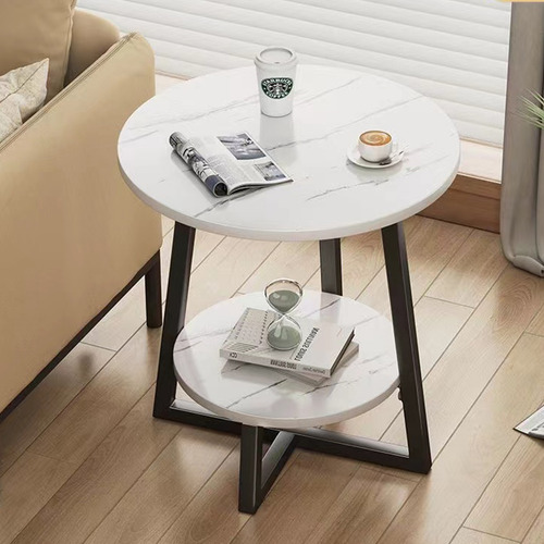 Mesa Redonda De Madera Estilo Mesa De Centro Minimalista