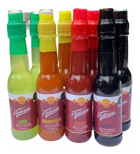 Kit Jarabes Para Cerveza Y Michelada 8 Pzas