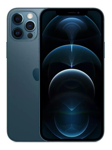 Apple iPhone 12 Pro (256 Gb) - Azul Pacífico - Liberado - Incluye Cargador Y Cable (Reacondicionado)