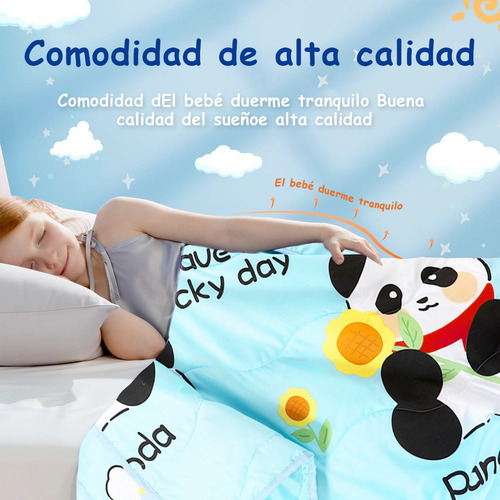 Manta Infantil De Dibujos Animados Colcha Infantil Verano Animal Print Panda