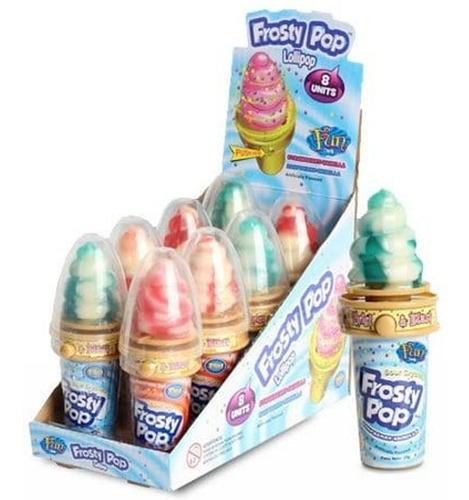 Chupetín Frosty Pop X 8un Fun Candy