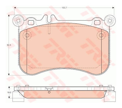 Pastilhas De Freio Diant. Mercedes S 500 2013-2020 W222