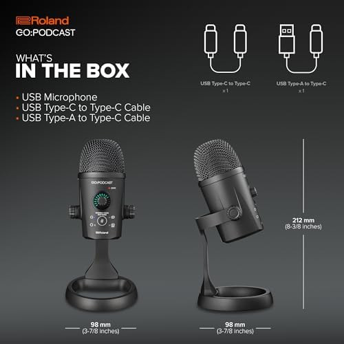 Roland Go: Podcast Video Podcasting Studio Para Teléfonos In