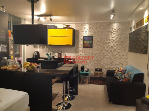 Studio Com 1 Dormitório À Venda, 38 M² Por R$ 300.000,00 - Vila Augusta - Guarulhos/sp - St0051