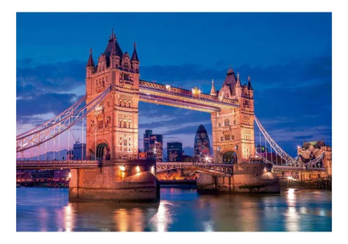 Rompecabezas X 1000 Piezas, Tower Bridge Varios Motivos