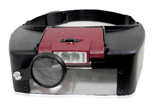Lupa Binocular Con Luz 4 Aumentos Mg81007-a