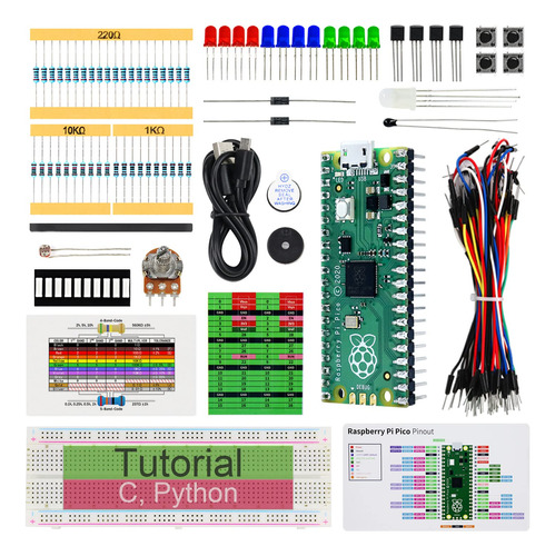 Freenove Kit Basico De Inicio Para Raspberry Pi Pico (inclui