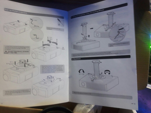 Soporte Para Proyector Para Techo 1 Tramo/10k Prb1 Tobax