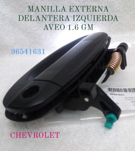 Manilla Externa Delantera Izquierda Aveo 1.6 Gm